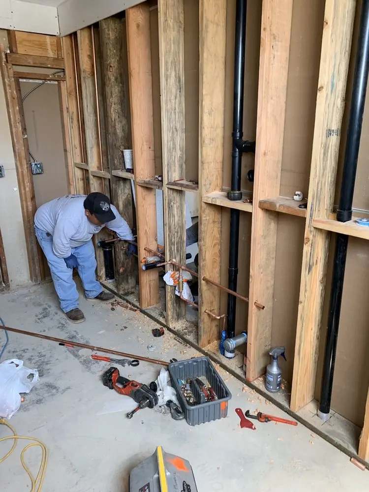 Commercial rough-in plumbing for Gas Line Repair in Broadway Square